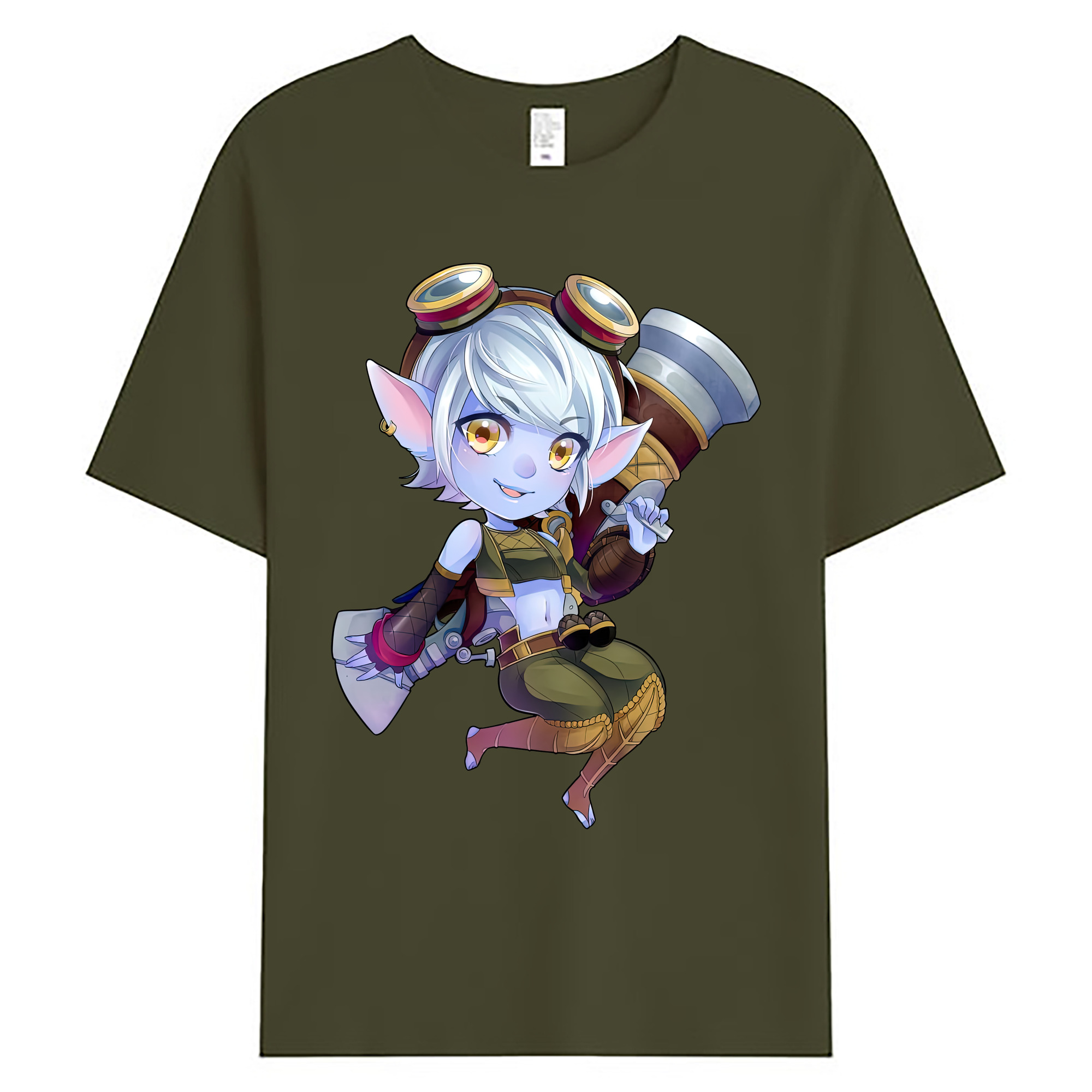 （画像用） リーグ・オブ・レジェンド League of Legends LOL 綿100％ メンズ半袖Tシャツ｜肌触りやわらか＆通気性